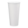 Copos de papel para bebidas frias de 625ml 90mm - Lote de 1000 recicláveis, elegantes e práticos.