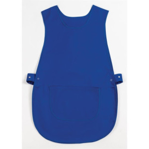 Avental tipo bata com bolso azul royal - Whites Chefs Clothing