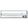 Saladette Refrigerada Vidrada GN 1/3 e 1/2 - Dynasteel Eficaz