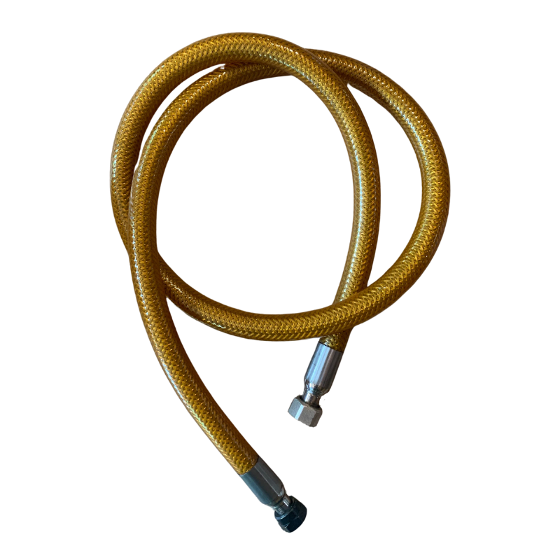 Tubo flexível para conexão de gás propano para fritadeira a gás 23 L - Dynasteel Tubo flexível para conexão de gás propano para fritadeira a gás 23 L - Dynasteel