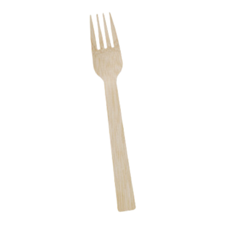 Garfo de bambu - 170 mm - Pacote com 100 - Eco Responsáveis