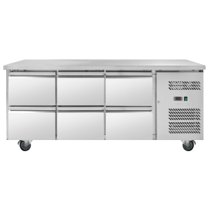 Mesa Refrigerada Positiva - 6 Gavetas - Dynasteel