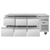 Mesa Refrigerada Positiva - 6 Gavetas - Dynasteel