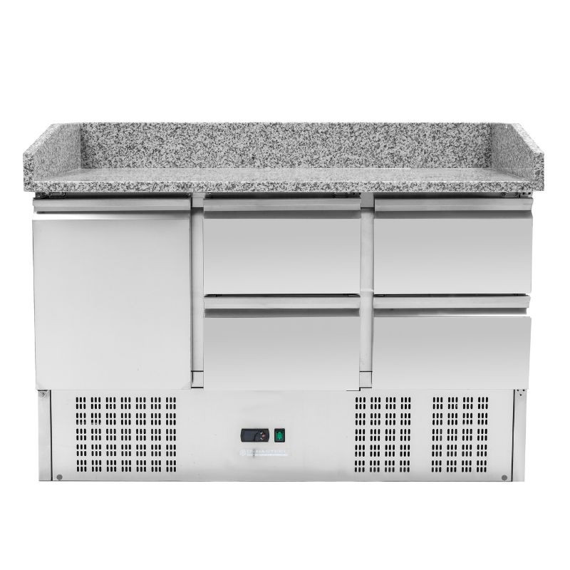 Móvel para Pizza Refrigerado Compacto 600x400 - Dynasteel Móvel para Pizza Refrigerado Compacto 600x400 - Dynasteel