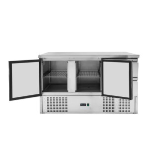 Mesa Refrigerada Positiva - 2 portas e 2 Gavetas GN 1/2 - Dynasteel