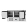 Mesa Refrigerada Positiva - 2 portas e 2 Gavetas GN 1/2 - Dynasteel