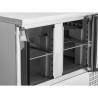 Mesa Refrigerada Positiva - 2 portas e 2 Gavetas GN 1/2 - Dynasteel