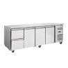 Mesa Refrigerada Positiva - 3 Portas e 2 Gavetas - Dynasteel