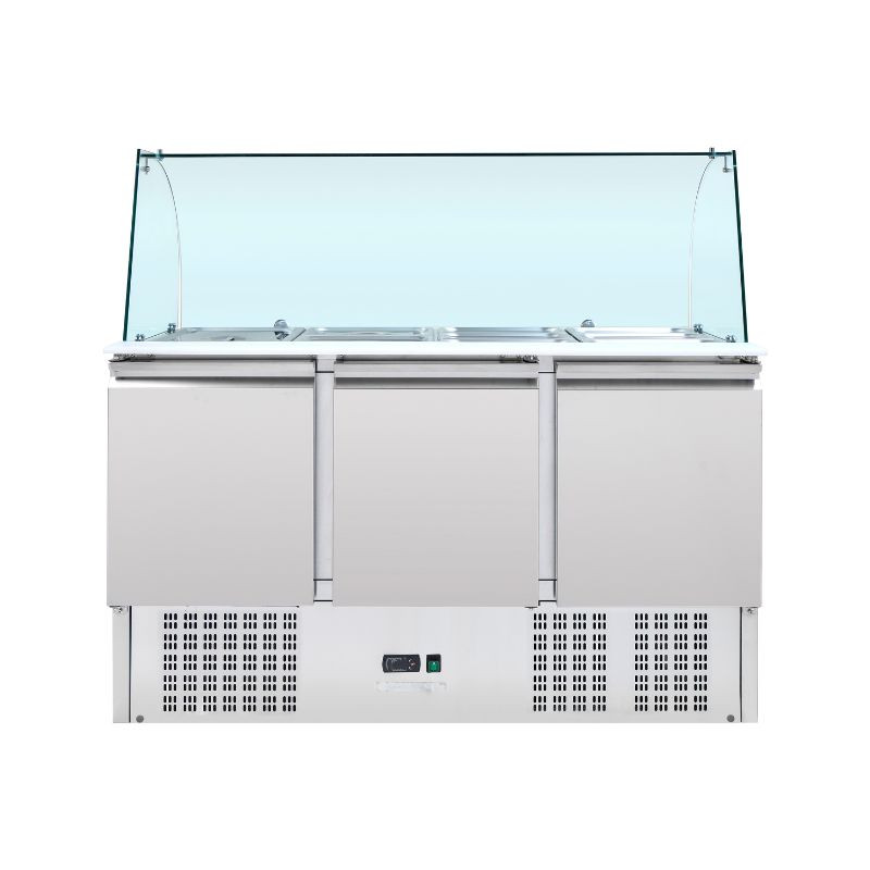 Saladette Refrigerada 4 GN 1/1 - 3 Portas - Dynasteel Saladette Refrigerada 4 GN 1/1 - 3 Portas - Dynasteel