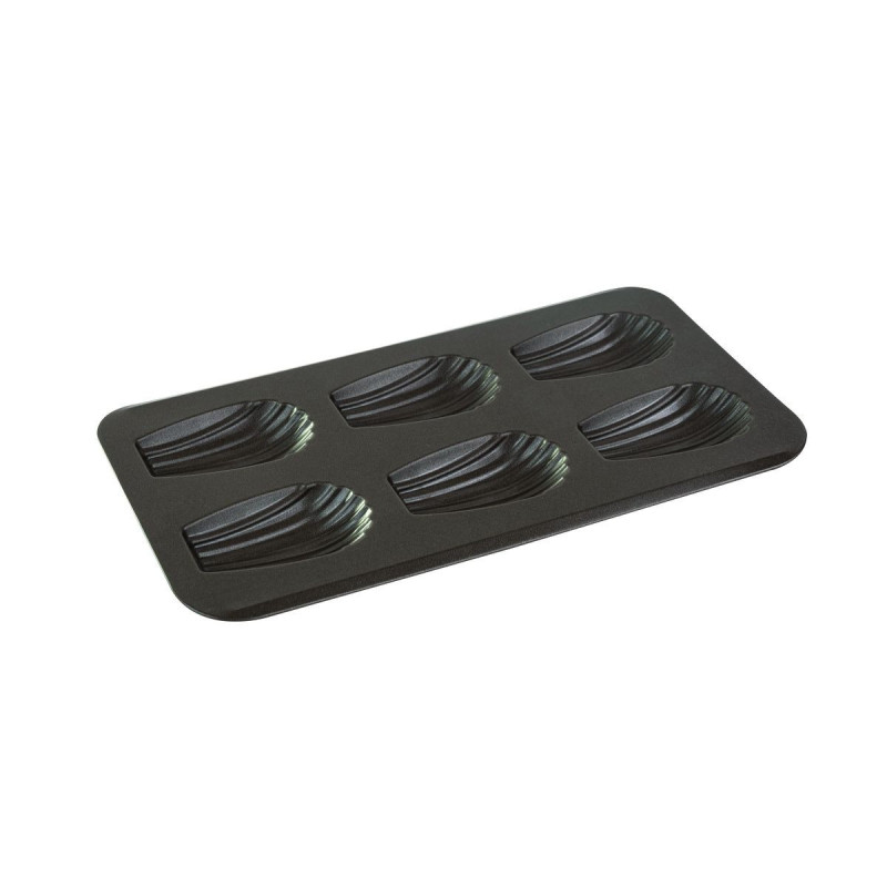 Placa Antiaderente 6 Madeleines - Qualidade Profissional Placa Antiaderente 6 Madeleines - Qualidade Profissional