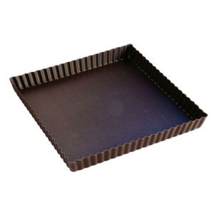 Forma de Tarteira Antiaderente Canelada - 230 x 230 mm