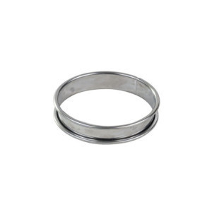 Círculo para torta em inox Gobel - Ø180 mm, bordas enroladas