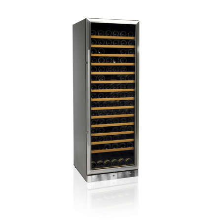 Adega TEFCOLD inox - 165 garrafas - Design contemporâneo