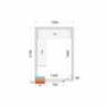 Panneau Chambre Froide 1500x2100x2200mm TEFCOLD: Isolamento 80mm