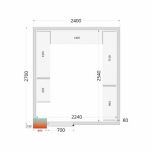 Painel de Câmara Fria TEFCOLD - Isolamento Eficaz & Montagem Fácil