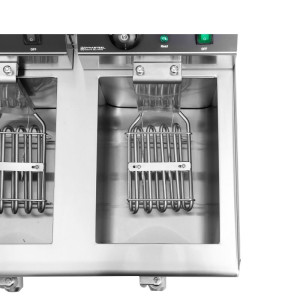 Fritadeira Profissional 2 x 13 L com Drenagem - Dynasteel: Desempenho e durabilidade para sua cozinha