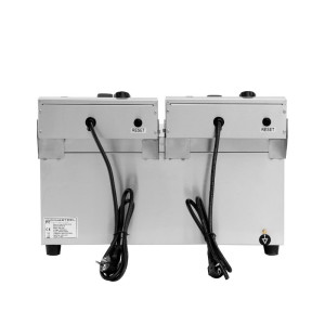 Fritadeira Profissional 2 x 13 L com Drenagem - Dynasteel: Desempenho e durabilidade para sua cozinha