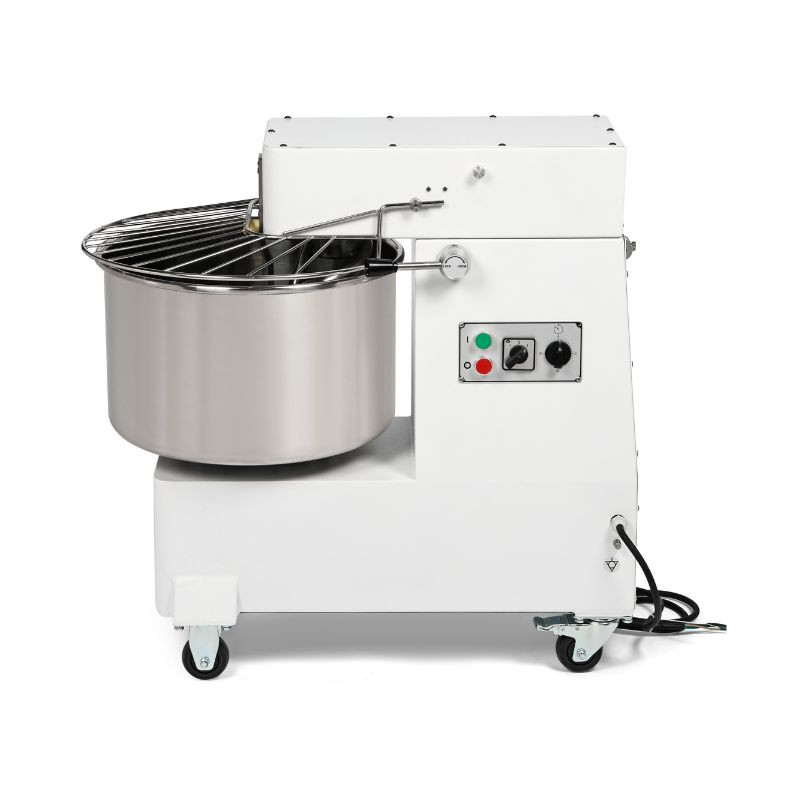 Pétrin 30L Dynasteel: Cuve Fixe, Tête Relevable Pétrin 30L Dynasteel: Cuve Fixe, Tête Relevable