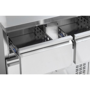 Mesa Refrigerada Positiva - 4 Gavetas GN 1/2 - Dynasteel