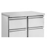 Mesa Refrigerada Positiva - 4 Gavetas GN 1/2 - Dynasteel