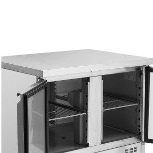 Mesa Refrigerada Positiva GN 1/1 - 2 Portas - Dynasteel
