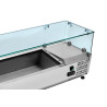 Saladette Refrigerada de Bancada com Vidro - 9 x GN 1/4 Dynasteel | Qualidade e Praticidade