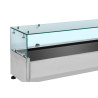 Saladette Refrigerada para Colocar com Vidro 6 x GN 1/3 Dynasteel: Frescor e Organização Ótima