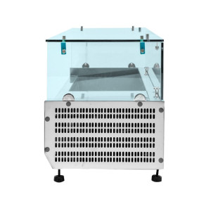 Saladette Refrigerada Vidrada GN 1/3 e 1/2 - Dynasteel Eficaz