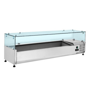 Saladette Refrigerada Vidrada GN 1/3 e 1/2 - Dynasteel Eficaz