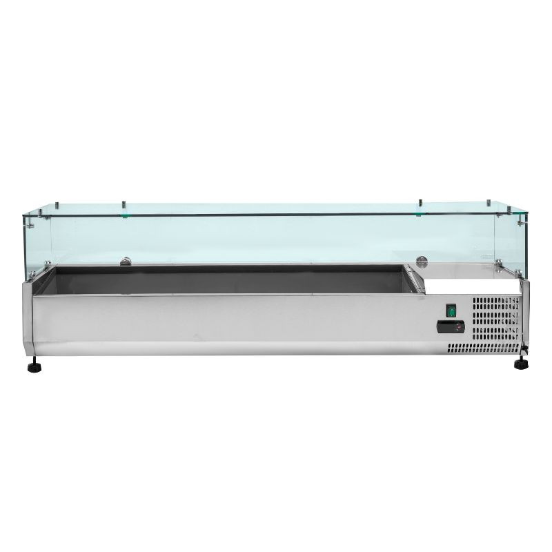Saladette Refrigerada Vidrada GN 1/3 e 1/2 - Dynasteel Eficaz Saladette Refrigerada Vidrada GN 1/3 e 1/2 - Dynasteel Eficaz