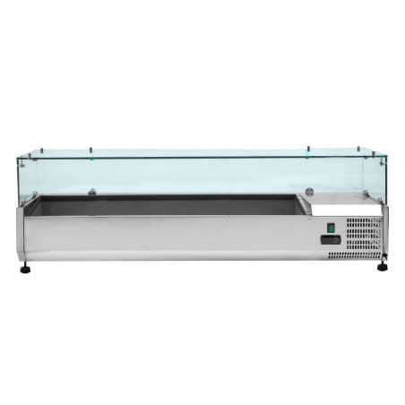 Saladette Refrigerada Vidrada GN 1/3 e 1/2 - Dynasteel Eficaz
