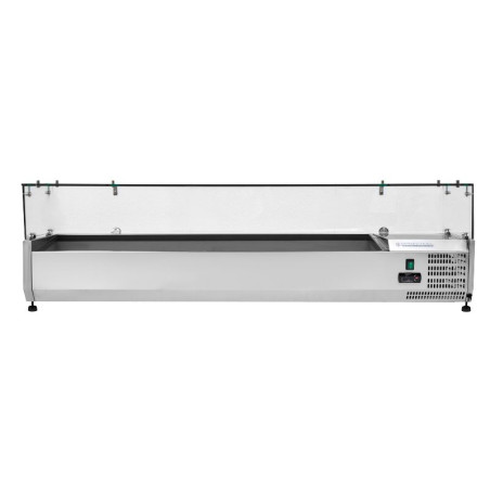 Saladette Refrigerada de Bancada com Vidro - 7 x GN 1/3 - Dynasteel