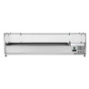 Saladette Refrigerada de Bancada com Vidro - 7 x GN 1/3 - Dynasteel