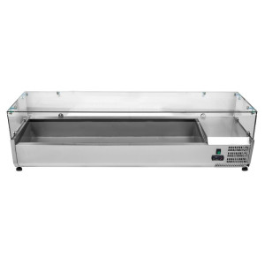 Saladette Refrigerada de Bancada com Vidro - 7 x GN 1/3 - Dynasteel