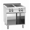 Forno de vitrocerâmica profissional Bartscher série 900 - 4 zonas radiantes
