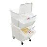 Caixa de Ingredientes 30 L com Tampa - Conjunto de 2 - Gilac
