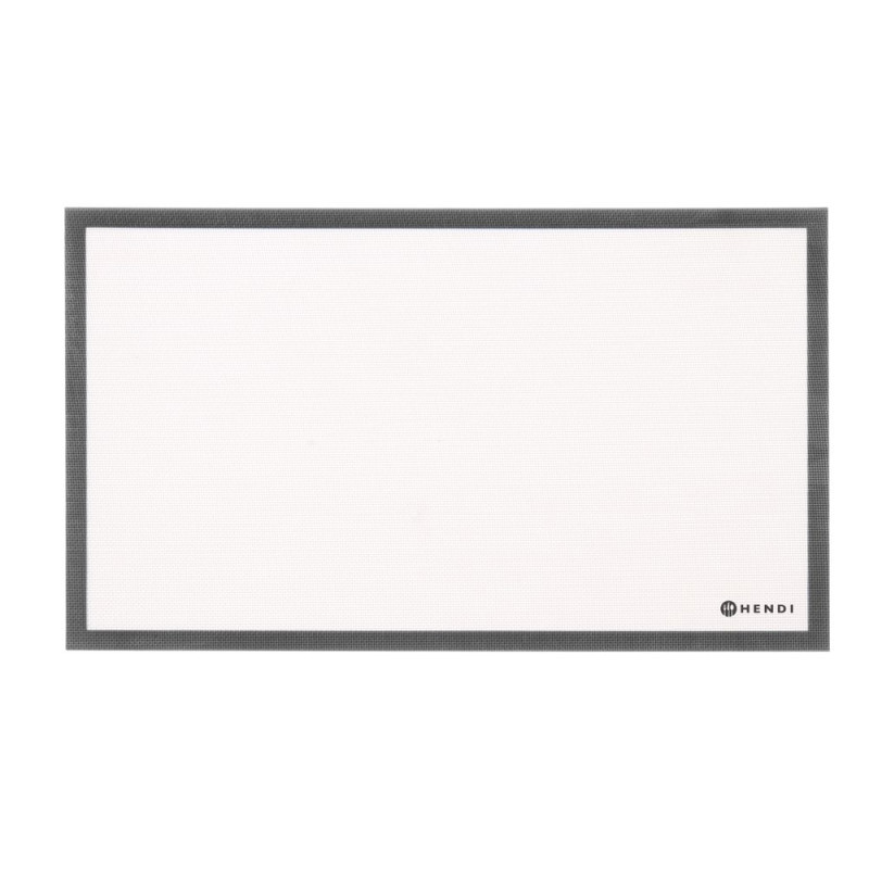 Tapete de pastelaria de silicone antiaderente - 530 x 325 mm - GN 1/1 - Hendi Tapete de pastelaria de silicone antiaderente - 530 x 325 mm - GN 1/1 - Hendi