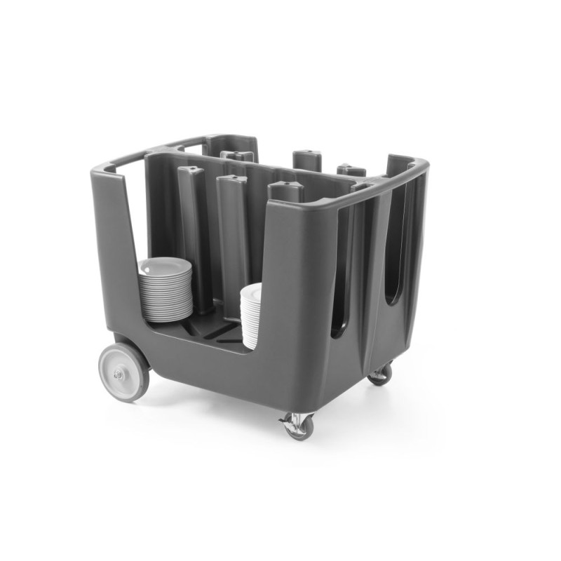 Carrinho de pratos com colunas simétricas Cambro Carrinho de pratos com colunas simétricas Cambro