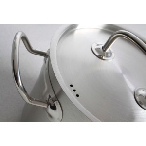 Panela Alta com Tampa Kitchen Line - 16 cm de Diâmetro