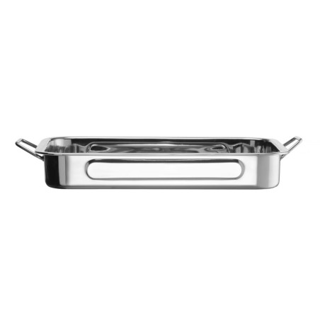 Tabuleiro de forno em inox - 31 x 24 x 5 cm - Marca HENDI - Fourniresto