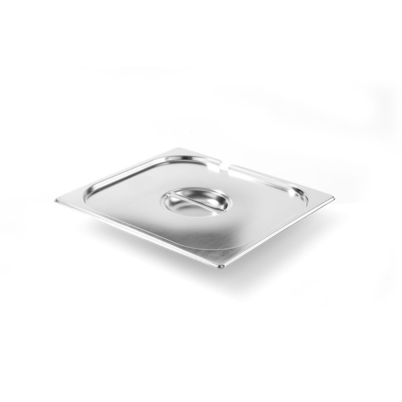 Gastronorm Kitchen Line lid with Notch for Ladle - GN 2/3 Gastronorm Kitchen Line lid with Notch for Ladle - GN 2/3