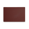 Tábua de corte HACCP - 450 x 300 mm - Marrom - 13 mm de espessura