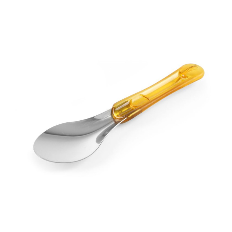 Espátula de gelo com cabo amarelo em Tritan Espátula de gelo com cabo amarelo em Tritan
