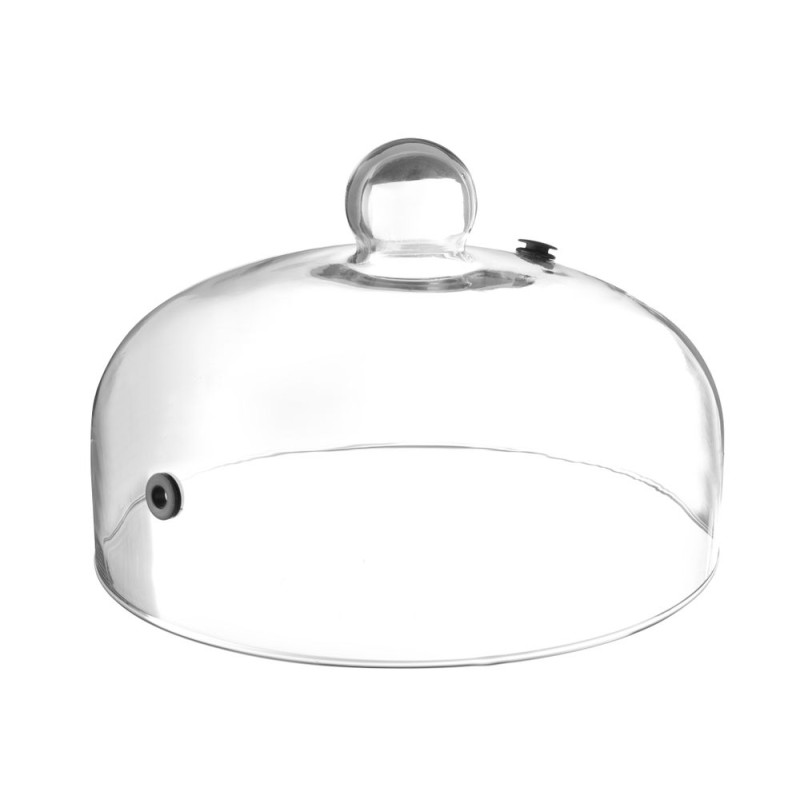 Cloche de vidro plana com ventilação - ø 260 mm Cloche de vidro plana com ventilação - ø 260 mm