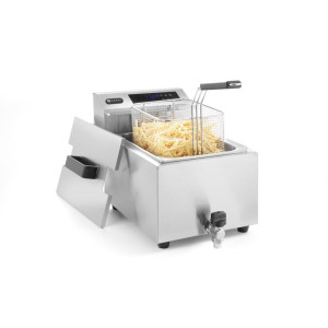 Fritadeira Profissional Digital com Torneira de Drenagem - 8 L