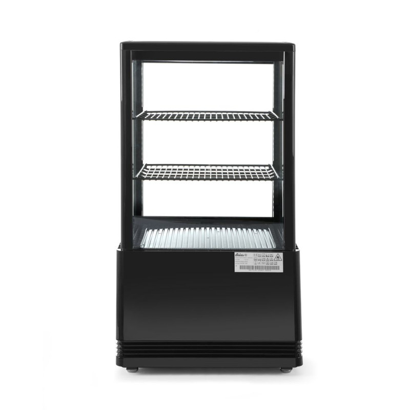 Vitrina refrigerada branca com 4 faces de vidro - 58 L Vitrina refrigerada branca com 4 faces de vidro - 58 L