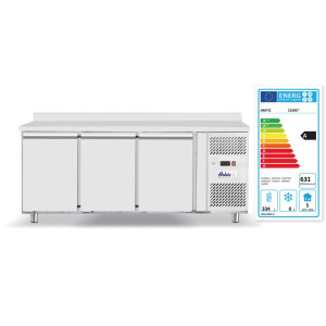 Frigorífico de balcão com três portas Profi Line 420L - Marca HENDI - Fourniresto