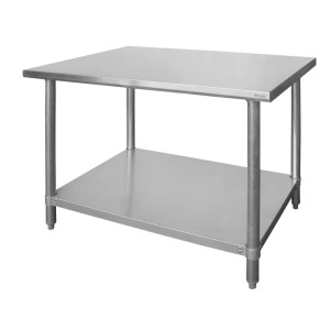 Mesa de trabalho em aço inoxidável - L 1000
