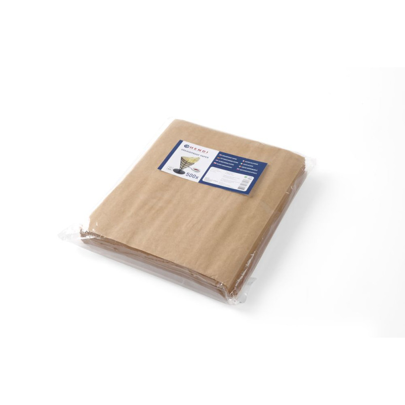 Papel Manteiga Bege - 200 x 250 mm - 500 unidades Papel Manteiga Bege - 200 x 250 mm - 500 unidades