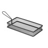 Cesto de Batatas Fritas em Miniatura Preto - 255 x 135 mm